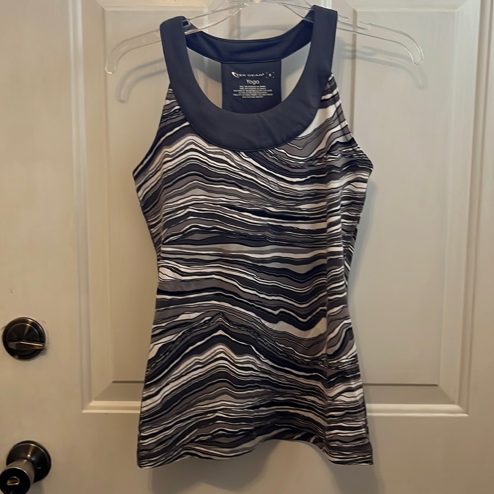 Cute grey workout racer back tank